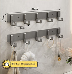 Hook Strong Adhesive Wall Mount Towel Kitchen Bathroom Hanger