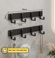 Hook Strong Adhesive Wall Mount Towel Kitchen Bathroom Hanger