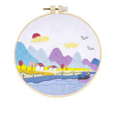 Embroidery Manual Diy Material Package Home Fabric