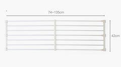 Retractable tiered shelf wardrobe storage cabinet cabinet bathroom partition shelf