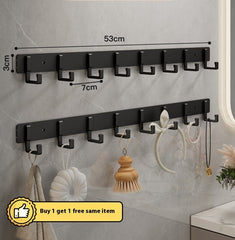 Hook Strong Adhesive Wall Mount Towel Kitchen Bathroom Hanger