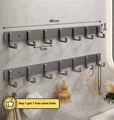 Hook Strong Adhesive Wall Mount Towel Kitchen Bathroom Hanger