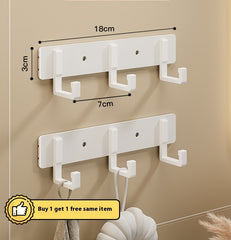 Hook Strong Adhesive Wall Mount Towel Kitchen Bathroom Hanger