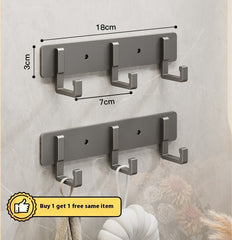 Hook Strong Adhesive Wall Mount Towel Kitchen Bathroom Hanger