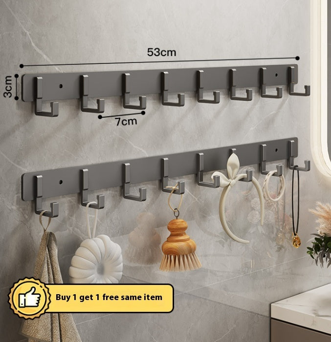 Hook Strong Adhesive Wall Mount Towel Kitchen Bathroom Hanger