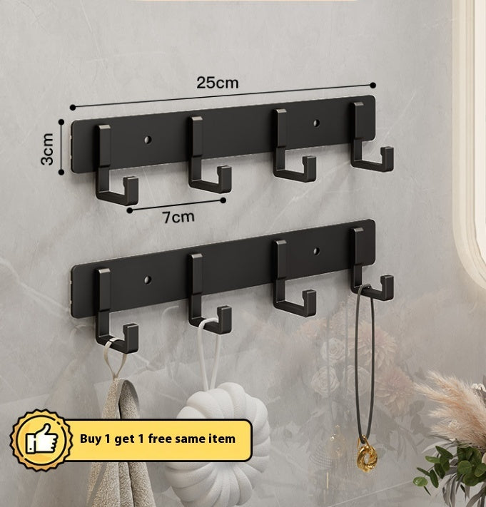 Hook Strong Adhesive Wall Mount Towel Kitchen Bathroom Hanger