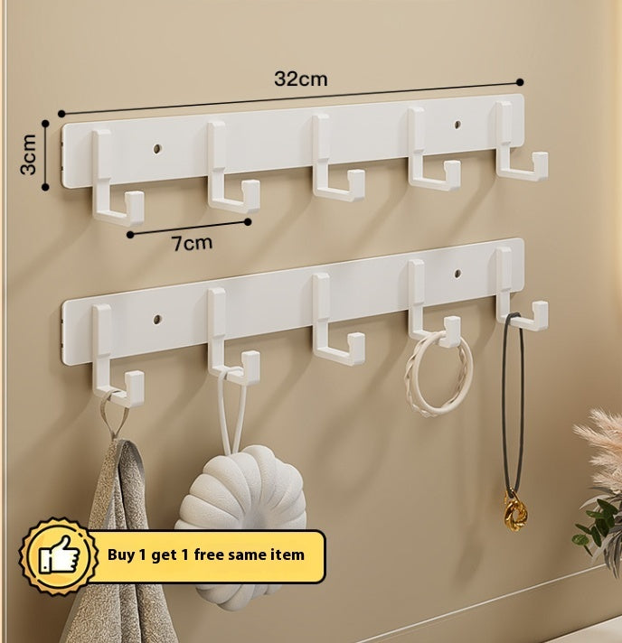 Hook Strong Adhesive Wall Mount Towel Kitchen Bathroom Hanger