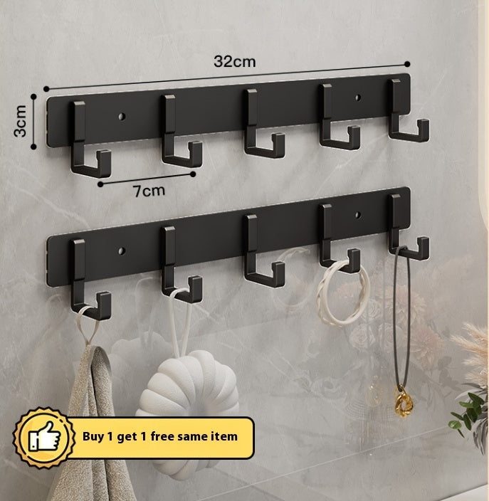 Hook Strong Adhesive Wall Mount Towel Kitchen Bathroom Hanger