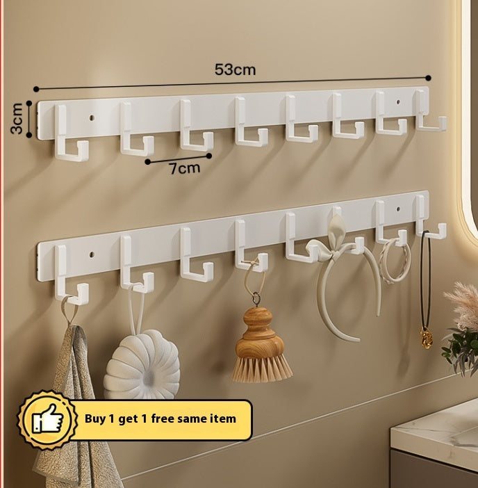 Hook Strong Adhesive Wall Mount Towel Kitchen Bathroom Hanger