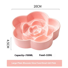 Pet Ceramic Slow Feeding Bowl