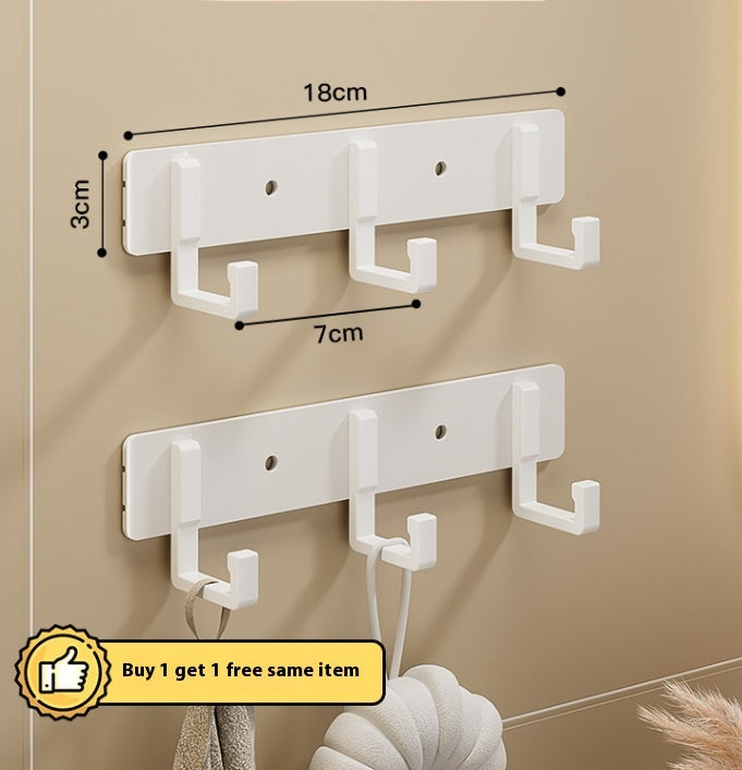 Hook Strong Adhesive Wall Mount Towel Kitchen Bathroom Hanger
