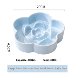 Pet Ceramic Slow Feeding Bowl