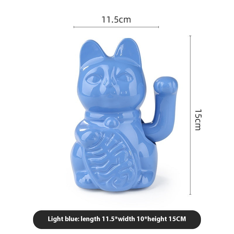 Home Living Room Home Lucky Cat Cute Desktop Decoration