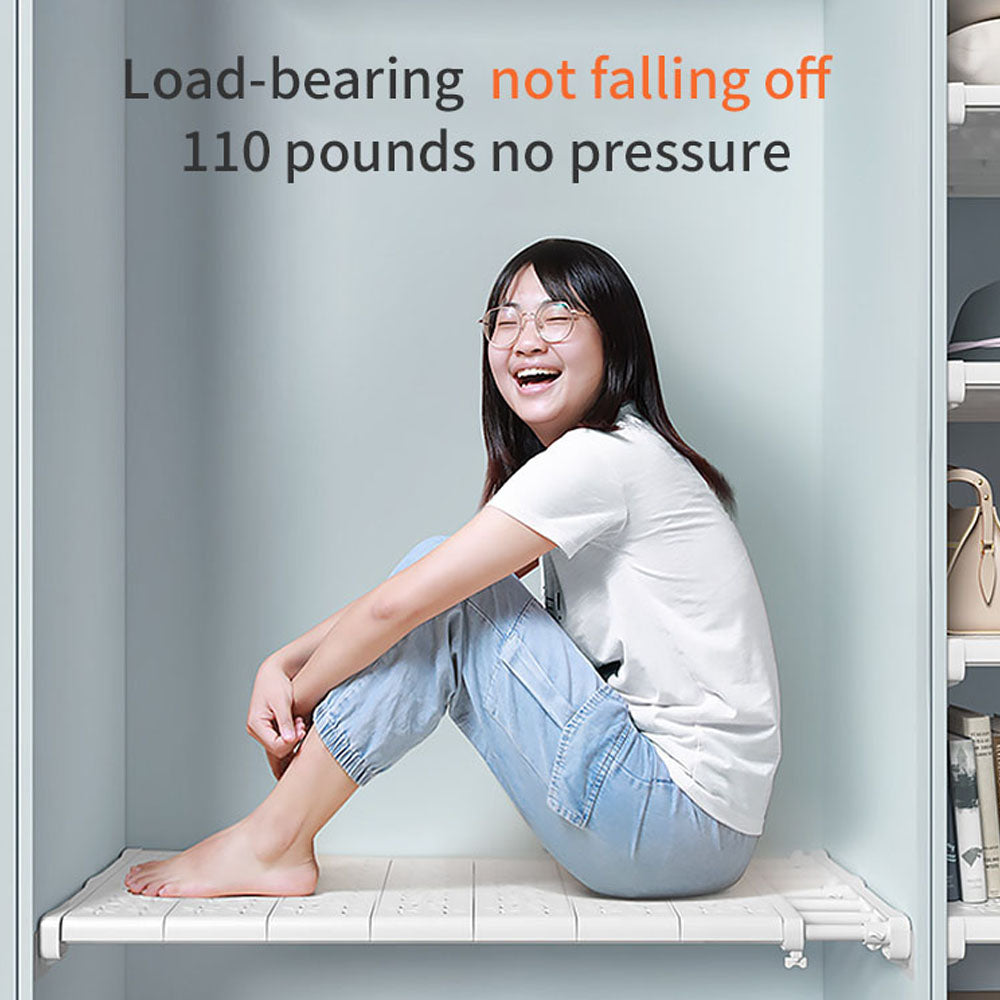 Layered Partition Cabinet Shelf Cabinet Telescopic Divider Shelf Wardrobe Compartment